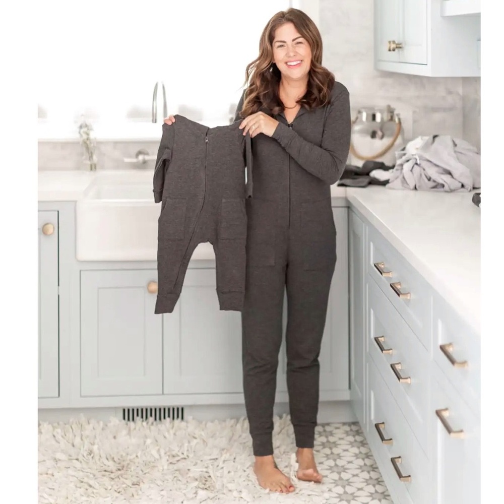 Smash +β Tess | Jilly Jogger Romper Grey Size XS